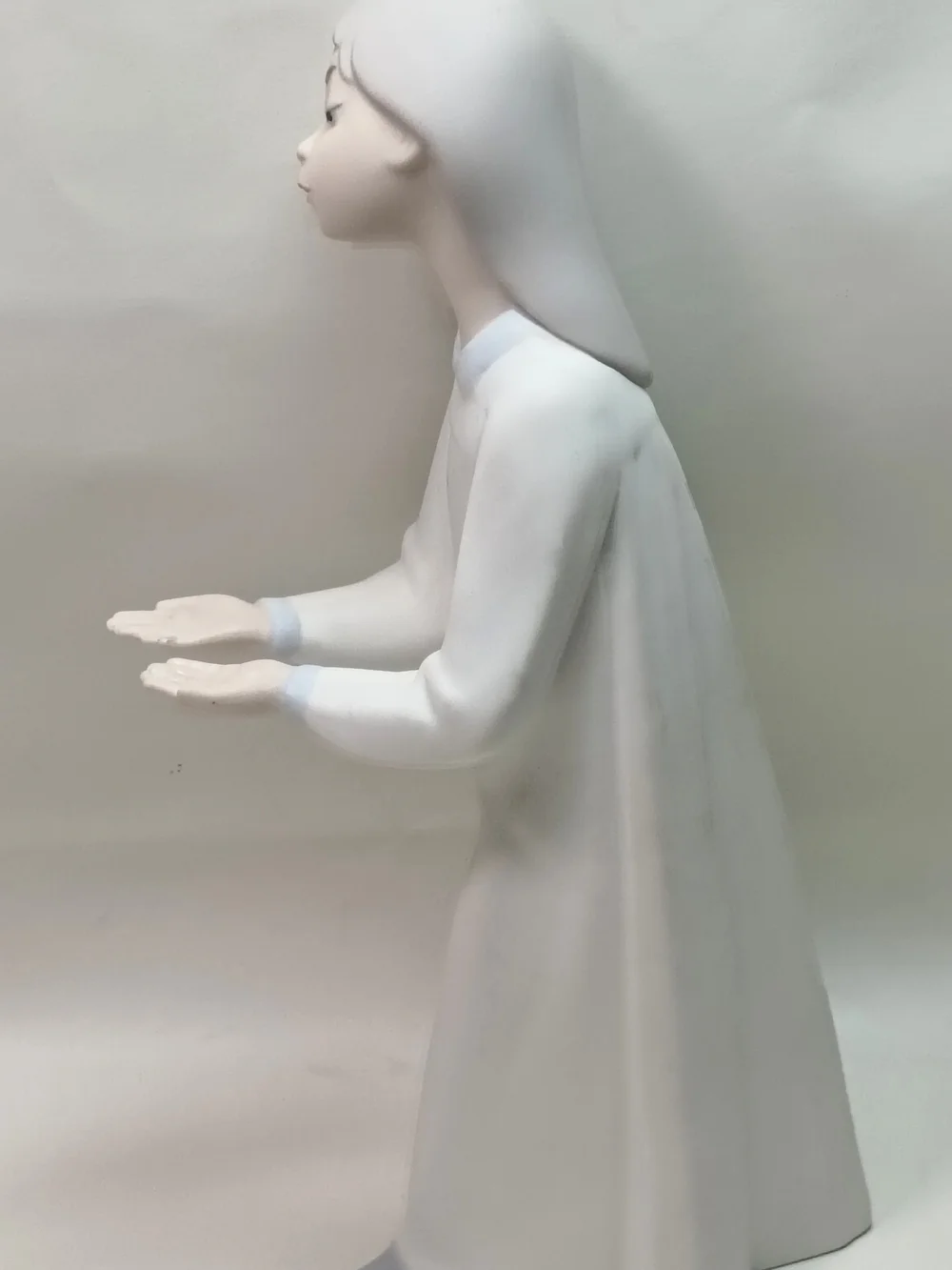 Lladró Mattel Porcelain Figurine Girl in White Dress